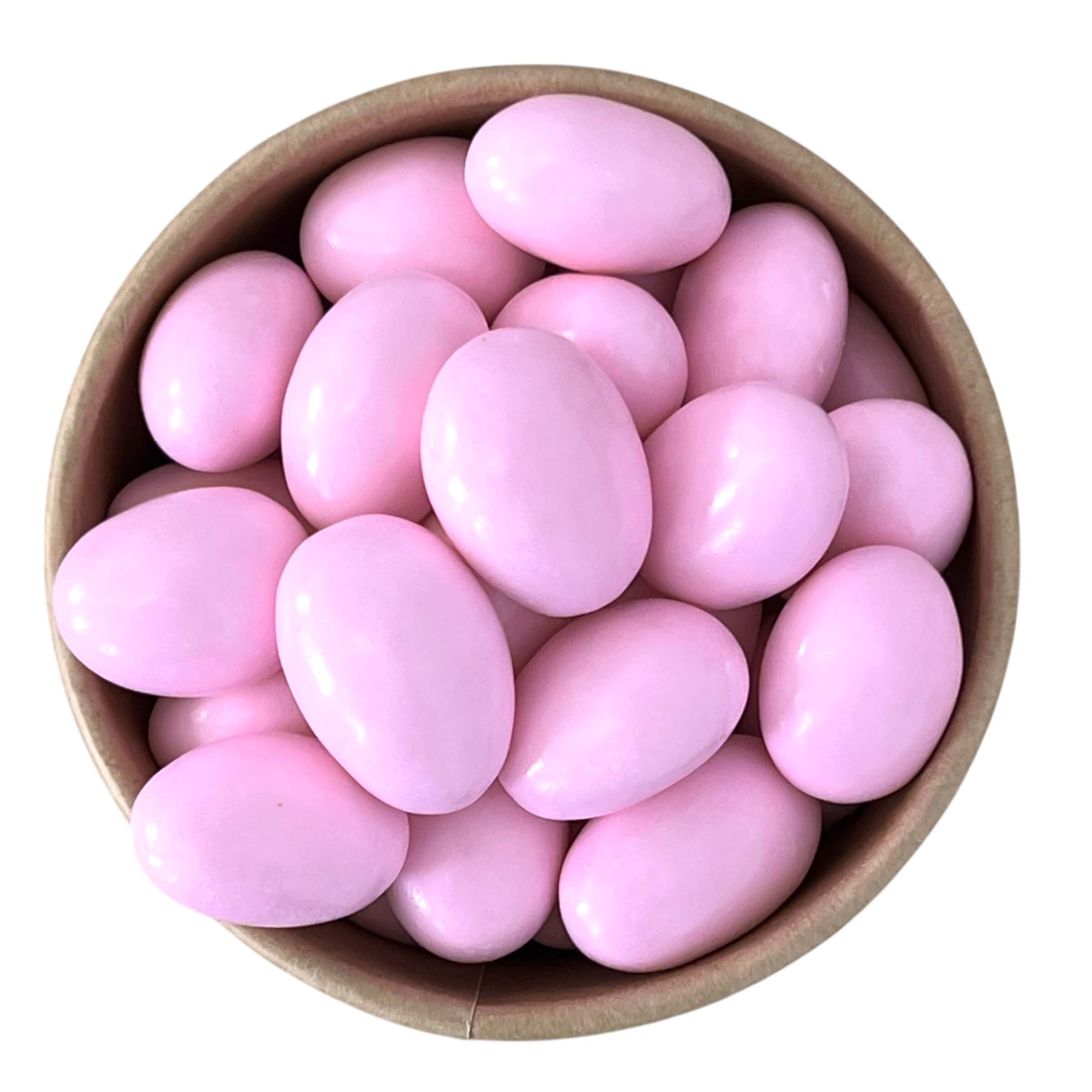 Levně Svatební dárkové mandličky v celofánku - Mandle více druhů 30g Jaké mandličky zvolíme: Mandle baby pink