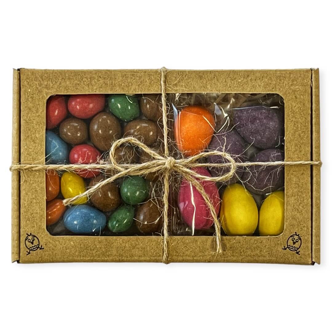 Dárková krabička 2x50g VELIKONOČNÍ průhledná
