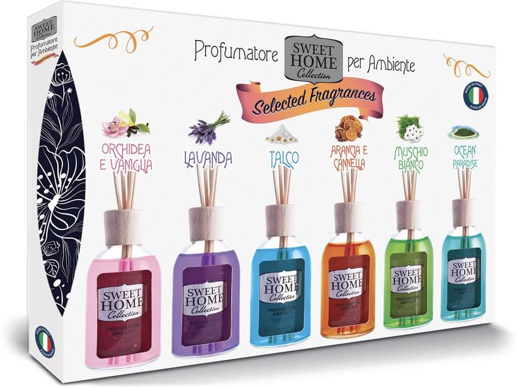 Levně Sada aroma difuzérů Sweet Home Bestsellery, 6 x 30 ml