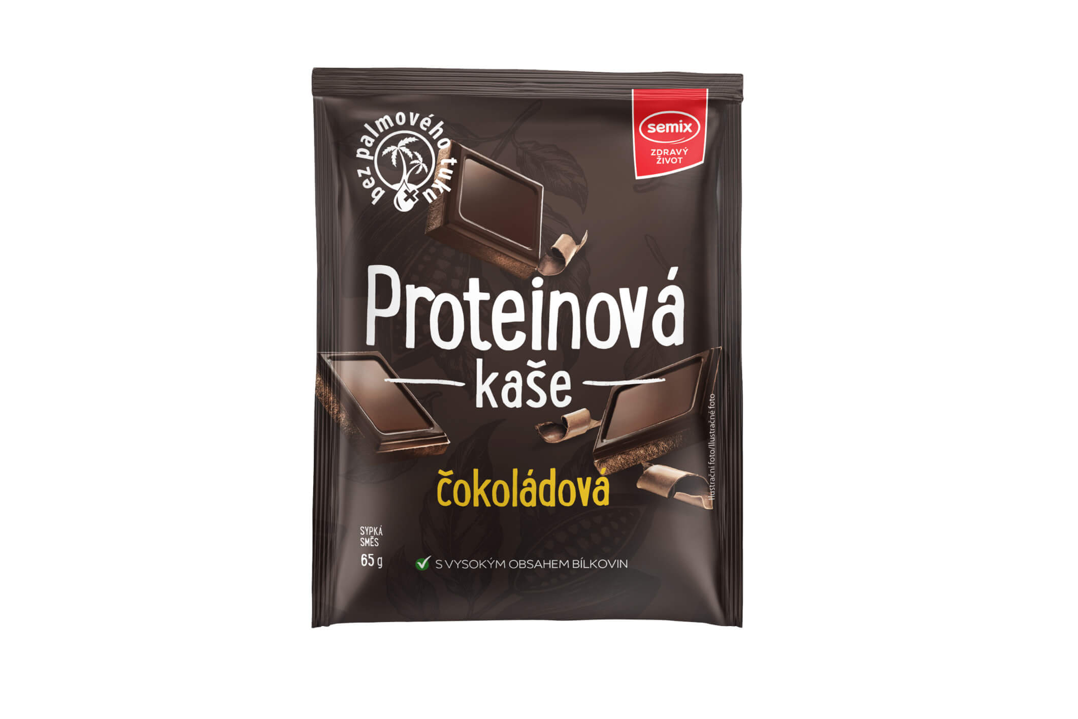 Levně SEMIX Proteinová kaše čokoládová 65 g