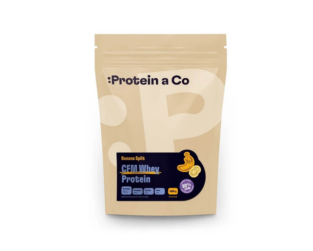 Levně ProteinaCO WHEY PROTEIN 80 1kg banana split