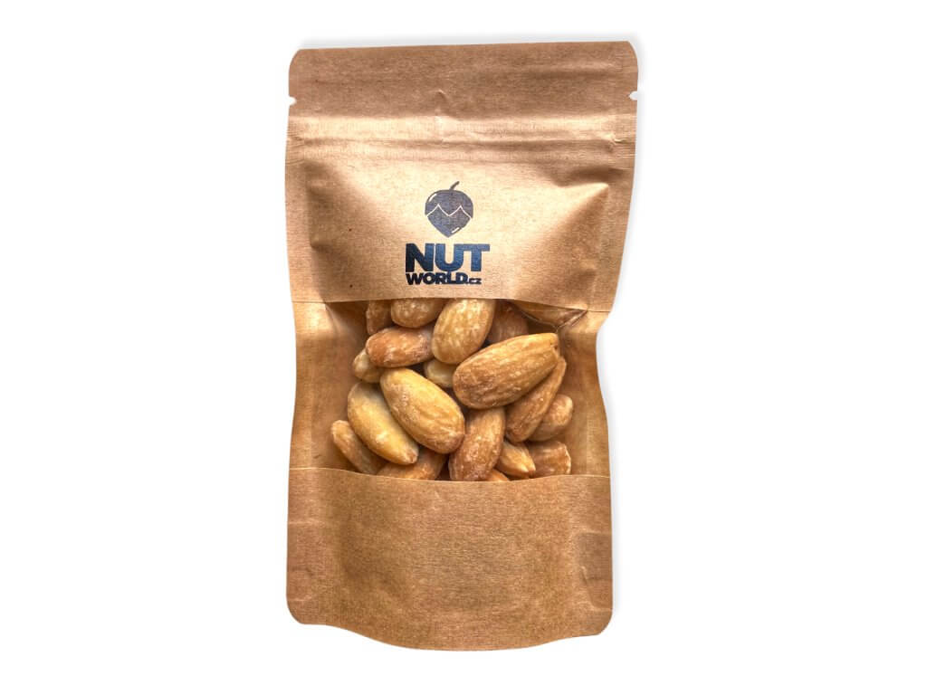 Mandle loupané pražené solené JUMBO — náhled 2