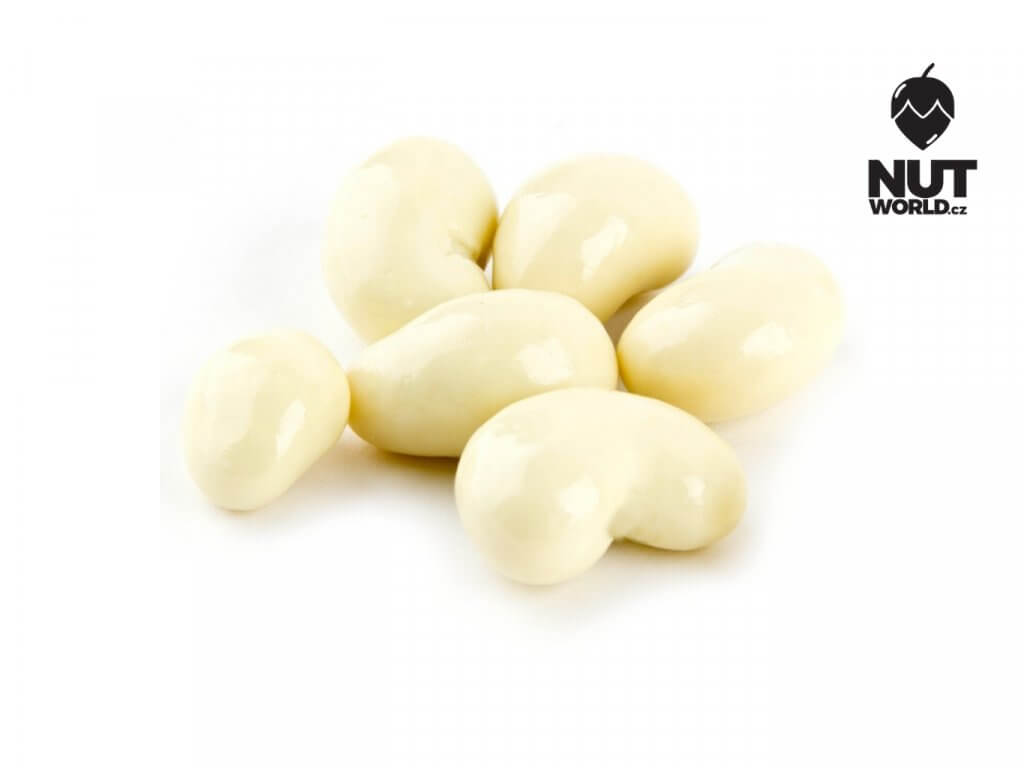 Levně Kešu v bílé čokoládě 50g Množství:: 50g
