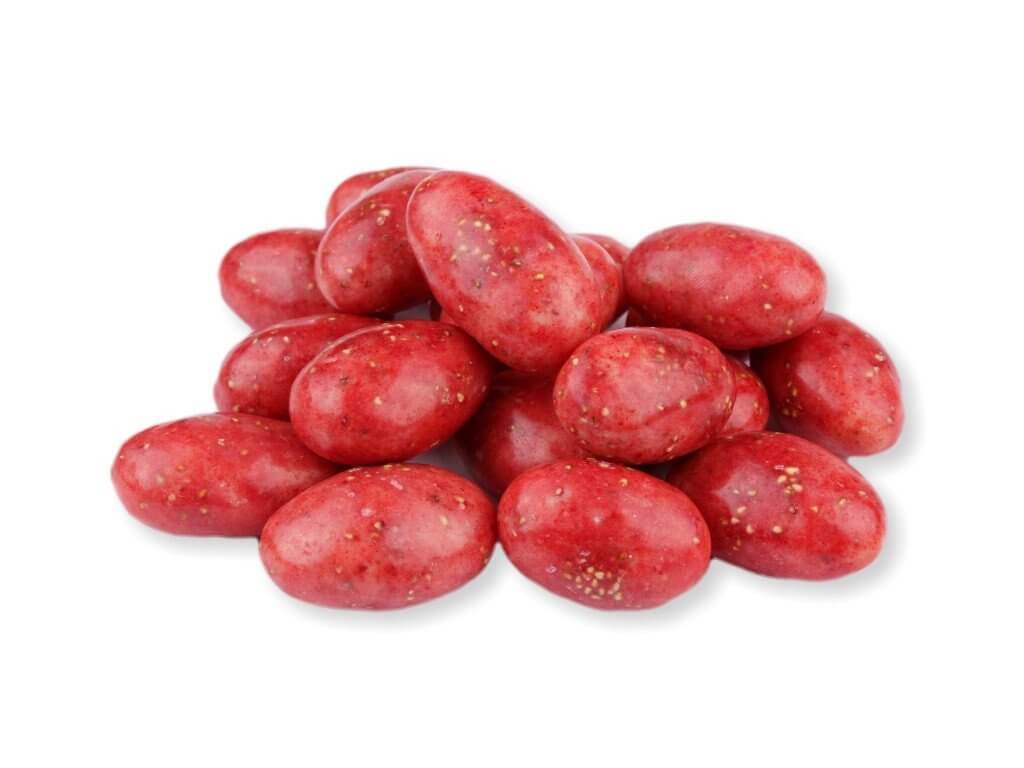 Levně Mandle JAHODA v bílé čokoládě 50g Množství:: 50g