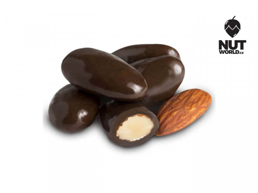 Levně Mandle v hořké čokoládě 50g Množství:: 50g