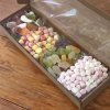 dárková ořechová krabička 4x sáček mix želé a marshmallow produkt 1 deluxe otevřená