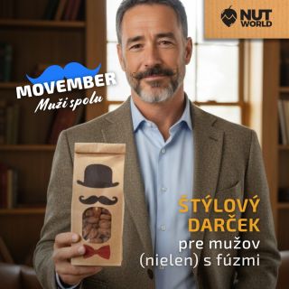Movember - mesiac mužov a mužského zdravia. Dajte vedieť tomu svojmu, že vám na ňom záleží...🥰...