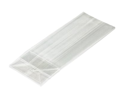 Szögletes celofán táska keresztfenékkel 70 x 40 x 195 mm, 10db