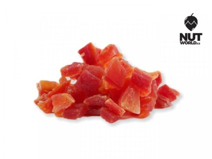 Papaya kocka hozzáadott cukor nélkül, kéntelenül - GASTRO csomag 1Kg