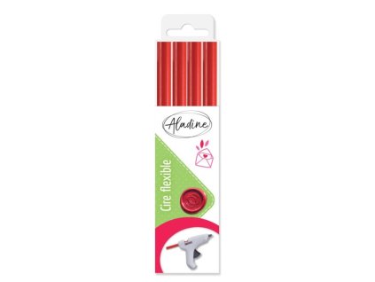 Rugalmas pecsétviasz 4db piros