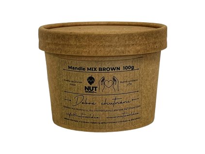 Mandula MIX barna ECO csészében 100g