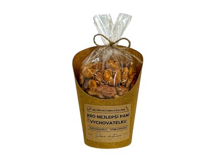 Vegyes dió mézben és sóban celofánban és csészében 180g LADY TEACHER-nek