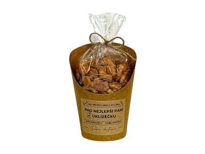 Vegyes dió mézben és sóban celofánban és csészében 180g LADY UKLIZEČKA számára