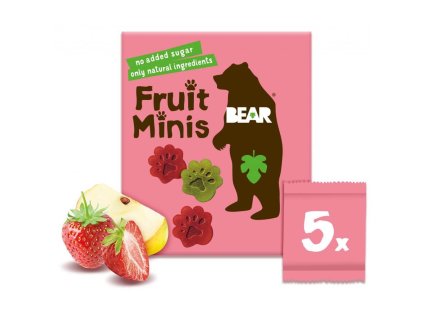 Bear Fruit Minis eper és alma 5x20g