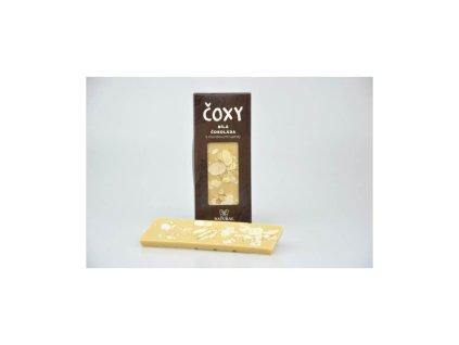 CHOCKS - fehér csokoládé mandulapehellyel és xilittel - Natural 50g