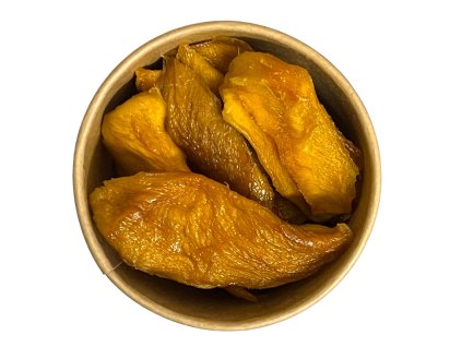 Mangószelet hozzáadott cukor nélkül, kéntelenül