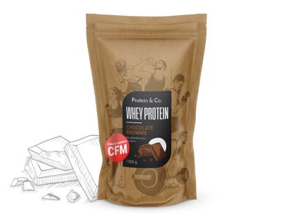 WHEY PROTEIN 80 1kg csokoládé brownie