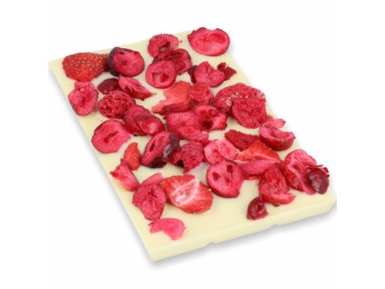 Csokoládé Édes rost - erdei gyümölcs - fehér
