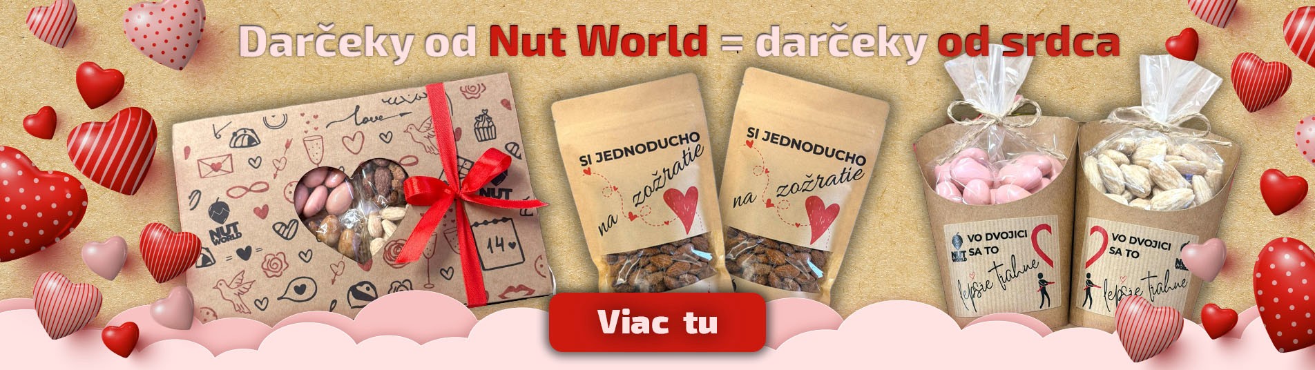 Valentínské darčeky od srdca