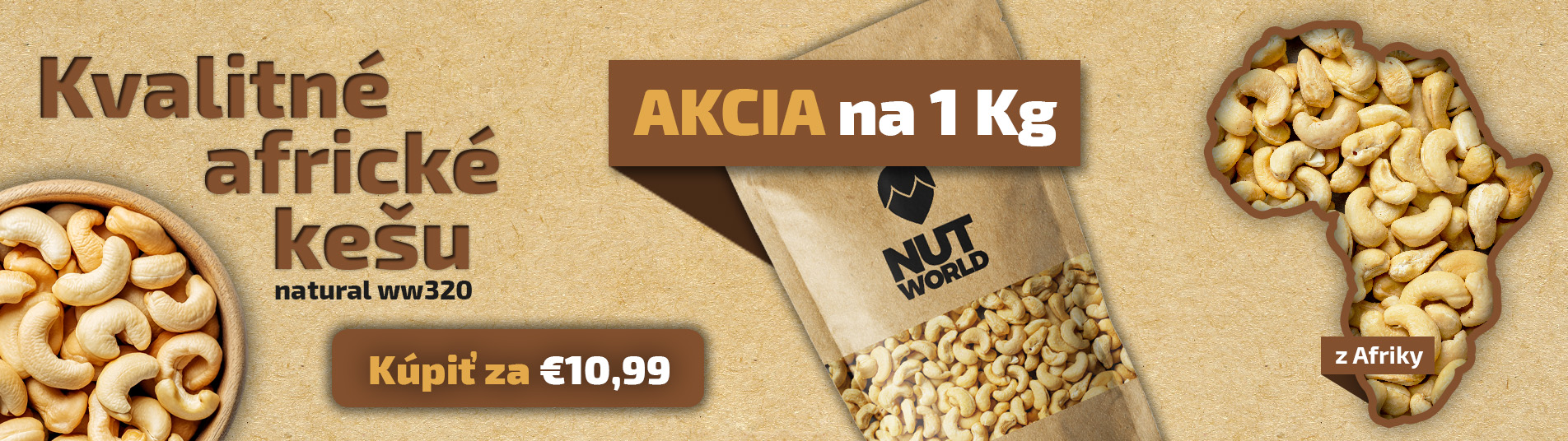 Kešu natural