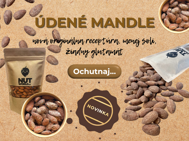 Údené mandle - novinka s originálnou recepturou