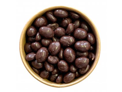 arašídy v hořké čokoládě