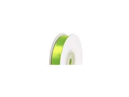 Atlasová stuha 2,5 cm x 25 m ŽLUTOZELENÁ nutworld