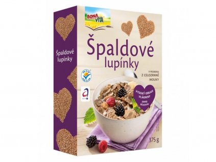 Bonavita Fit cereálie špaldové lupínky 375g krabička nutworld