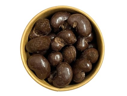 Kešu ořechy v hořké čokoládě