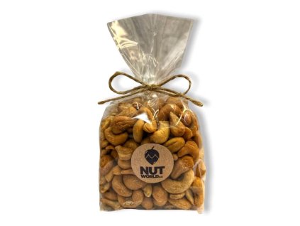 Kešu pražené SOLENÉ v celofánu 200g nutworld