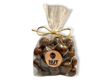 Lískové ořechy v MLÉČNÉ ČOKOLÁDĚ A v celofánu 200g nutworld