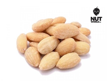 Mandle loupané pražené solené JUMBO nutworld