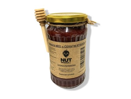 Med s černým rybízem 500g nutworld