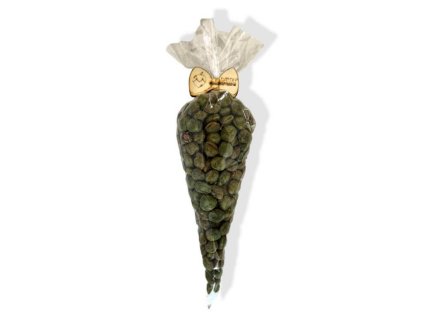 Ořechový kornout velký 500g wasabi arašídy nutworld