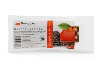 Ovocná svačinka chia s jablky 60g nutworld