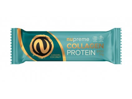 Nupreme proteinová tyčinka s kolagenem caramel a kokos 50g