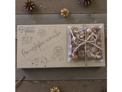 sk Dárčeková orechová kazetka pre mamičku mix orechov v mede a soli