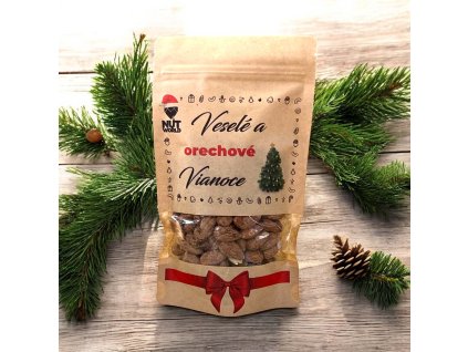Vianočný orechový sáček mandle udede