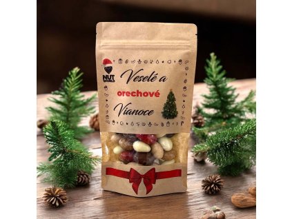 Vianočný orechový sáček mandle exclusive v čokoládě
