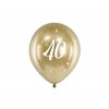 glossy balon zlaty 30cm 40 narozeniny nutworld