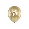 glossy balon zlaty 30cm 50 narozeniny nutworld