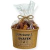 EKO kelímek a celofán s oříšky dárek k svátku mix ořechový dárek k svátku