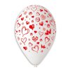 Potištěné nafukovací balónky SRDÍČKA 10ks nutworld