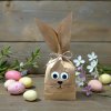 papírový zajíček Velikonoce ořechový a želé dárek
