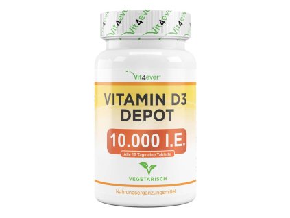 Vit4ever Vitamin D3 Depot 10 000 IU | Natureforlife.cz