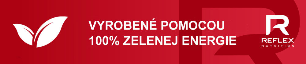 Vyrobeno pomocí 100% zelené energie.