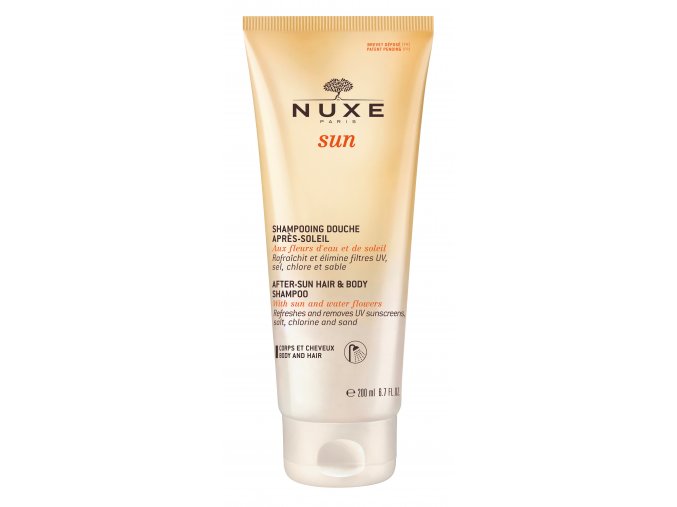 NUXE Sun - Šampon po opalování na vlasy a tělo 200 ml | www.Nuxe-kosmetika.cz