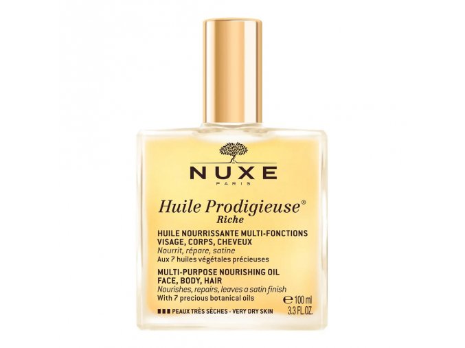 NUXE Huile Prodigieuse Riche Výživný zázračný olej 100ml | Nuxe-kosmetika.cz