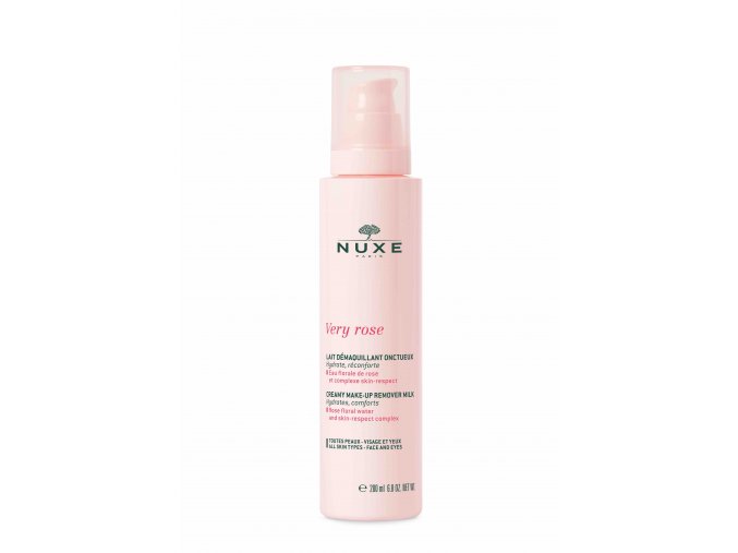 NUXE Very Rose krémové odličovací mléko 200ml