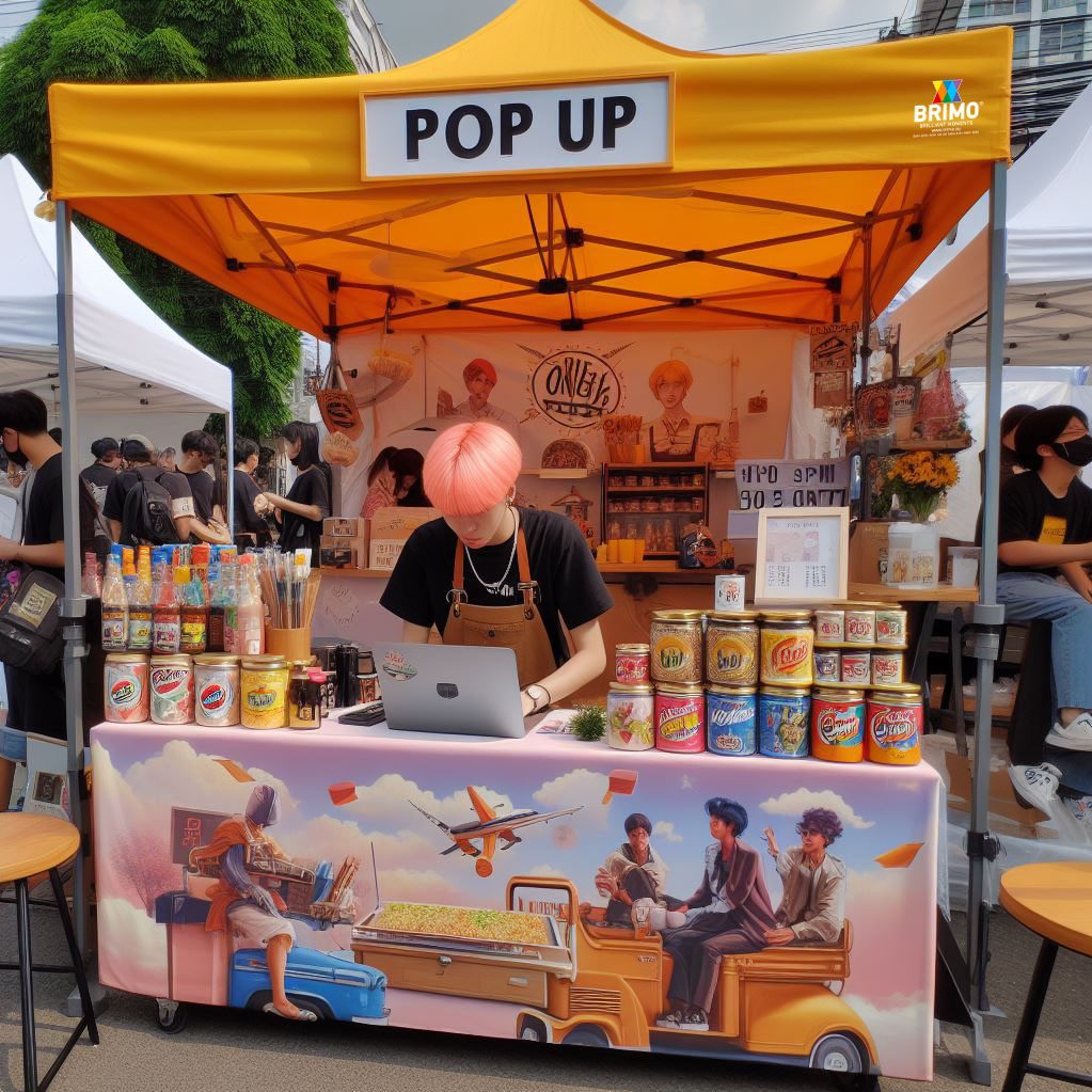 nepromokavý párty stan